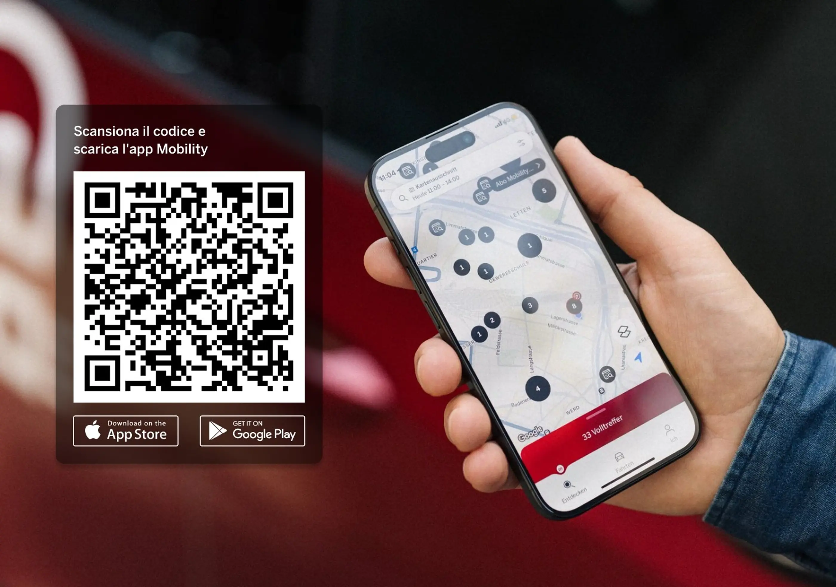 Abbonamento auto da Mobility - più che car sharing | Mobility