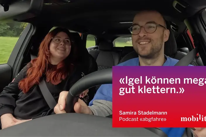 Podcast abgfahre: Zur Igelstation mit Mobility-Mitarbeiterin Samira